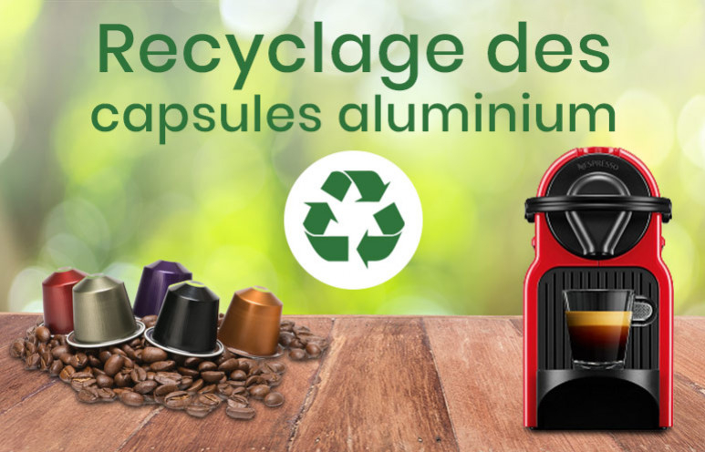 Recyclage des capsules en aluminium Nespresso